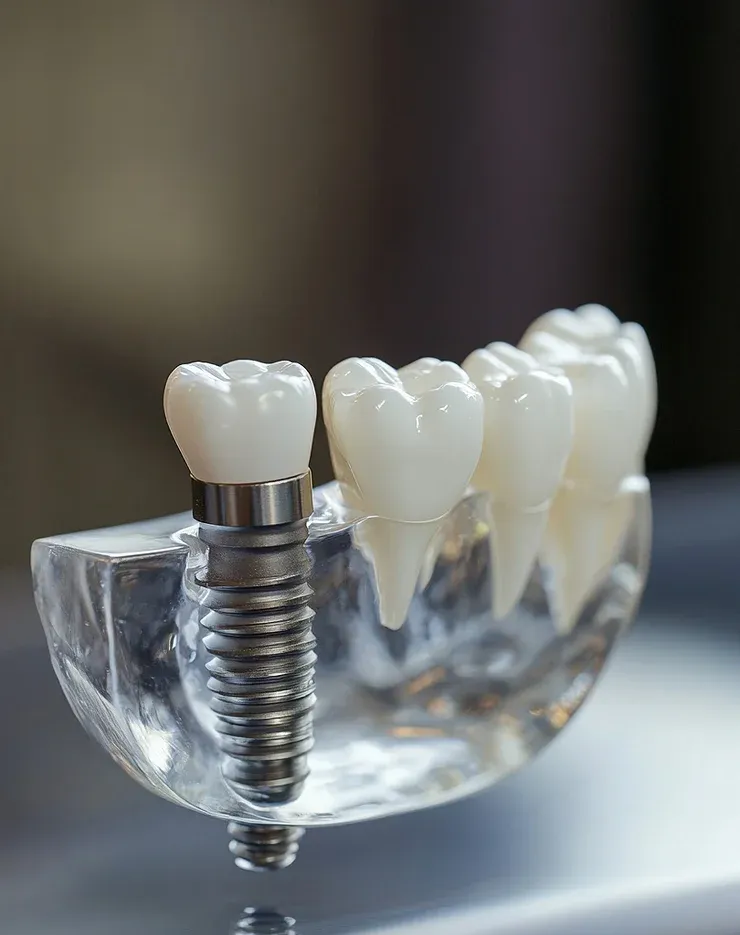 Smiling dentist