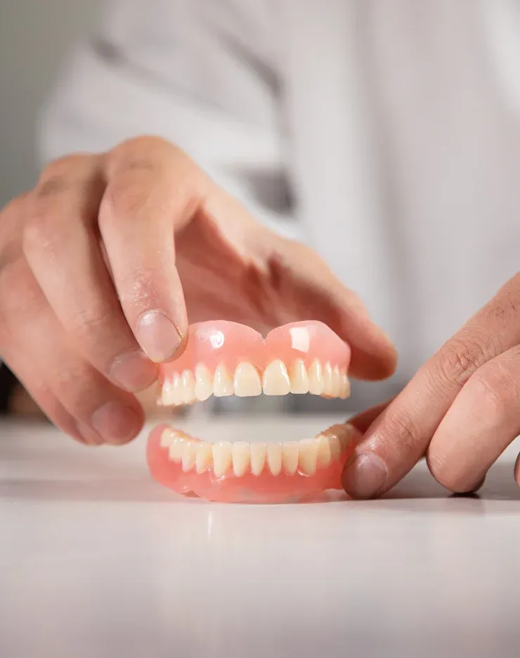 Smiling dentist